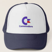 commodore retro trucker hat キャップ (正面)