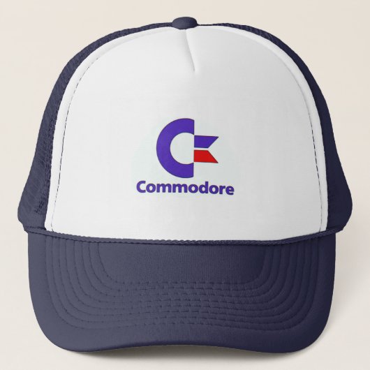 commodore retro trucker hat キャップ (正面)