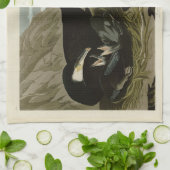 Common Cormorant - Audubon's Birds of America キッチンタオル (折り畳み)