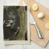 Common Cormorant - Audubon's Birds of America キッチンタオル (四つ折り)