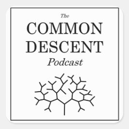 Common Descent Podcastステッカースクエア スクエアシール