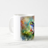 Common frog 131024AREF112 - Watercolor コーヒーマグカップ (正面左)