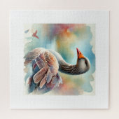 Common Goose 030924AREF118 - Watercolor ジグソーパズル (横)