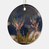 Common Heather自然写真 セラミックオーナメント (左)