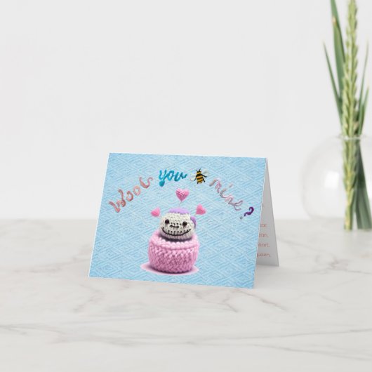 Common Joe Wooly Valentine's Dayカード カード (正面)