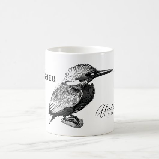 Common kingfisher コーヒーマグカップ (中央)