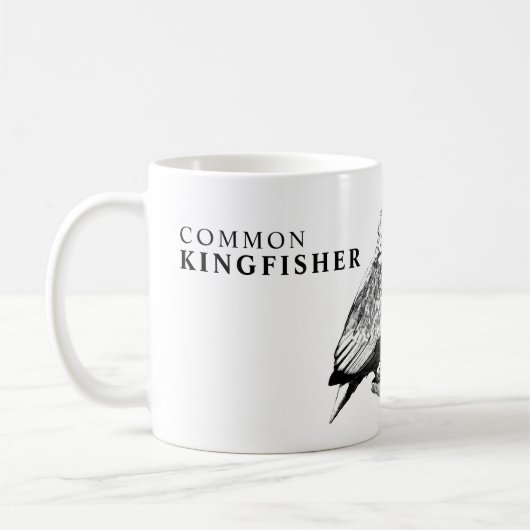 Common kingfisher コーヒーマグカップ (左)