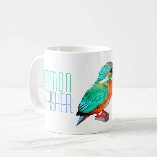 Common Kingfisher コーヒーマグカップ (正面左)