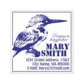 Common kingfisher セルフインキングスタンプ (デザイン)