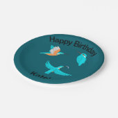 Common Kingfishers ペーパープレート (アングル)