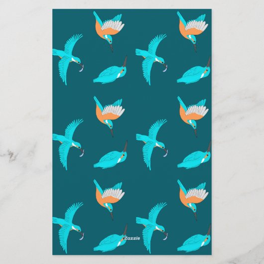 Common Kingfishers 便箋 (裏面)