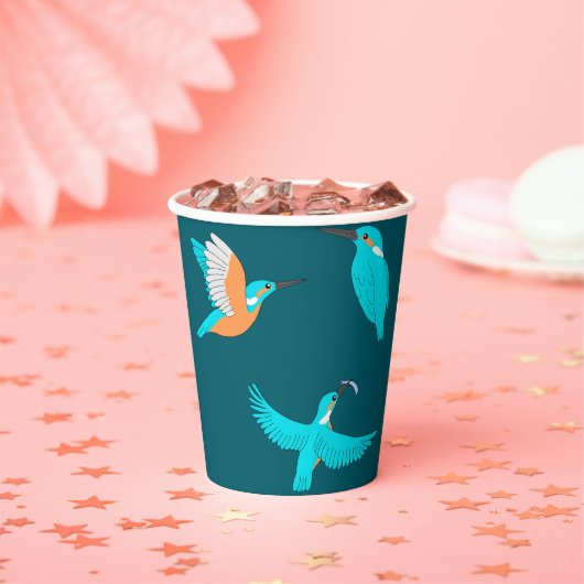Common Kingfishers 紙コップ (インサイチュ)