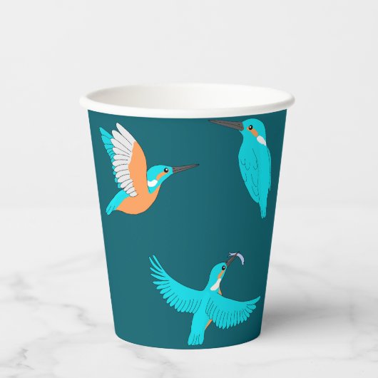 Common Kingfishers 紙コップ (正面)