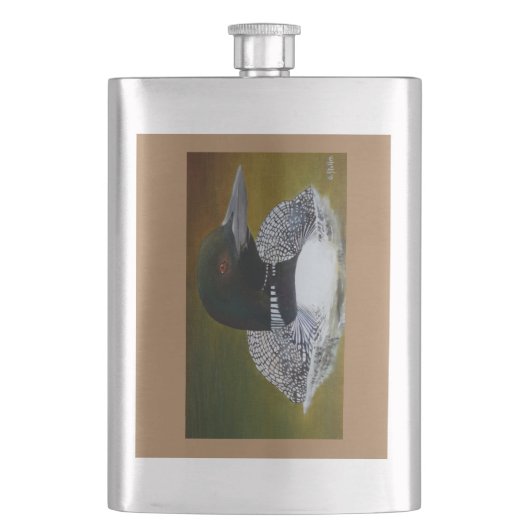 Common Loon Classic Flask フラスク (正面)