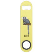 Common marmoset cartoonイラストレーション スピード栓抜き (裏面)