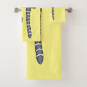 Common marmoset cartoonイラストレーション バスタオルセット (インサイチュ)