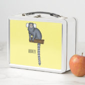 Common marmoset cartoonイラストレーション メタルランチボックス (インサイチュ)