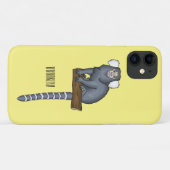 Common marmoset cartoonイラストレーション Case-Mate iPhoneケース (裏面(横))