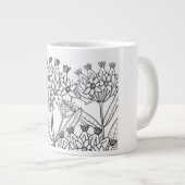 Common Milkweed - Asclepias syriaca - Native Plant ジャンボコーヒーマグカップ (正面右)