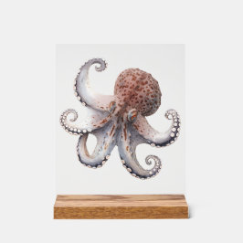 Common Octopus Desk Sign アクリルサイン