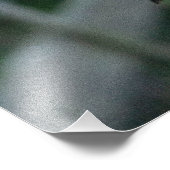 Common Pigeon Perched on a Wooden Bench in the Par フォトプリント (角)