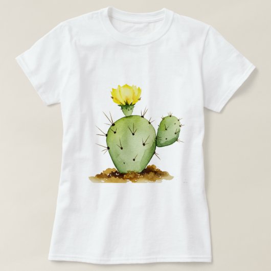 Common prickly pear tシャツ (デザイン正面)