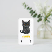 Common Punk Cat-Collector Card-Black Rebel 名刺 (スタンド正面)
