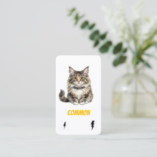 Common Punk Cat-Collector Card-Maine Coon Rebel  名刺