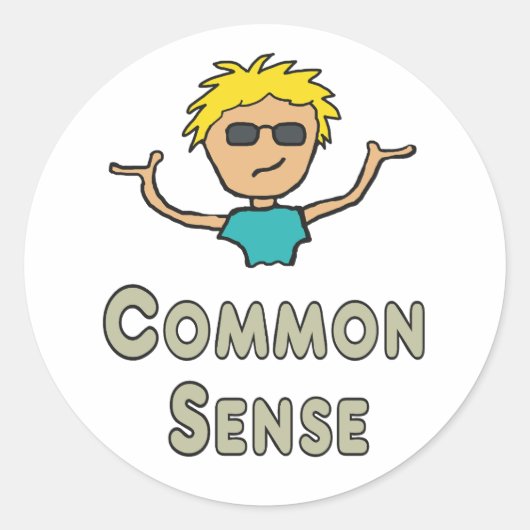 Common Sense ラウンドシール (正面)