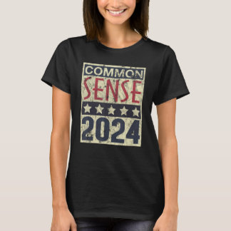 Common Sense 2024おもしろいことわざ Tシャツ