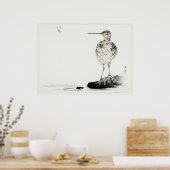 Common Snipeヴィンテージ日本のイラストレーション ポスター (キッチン)