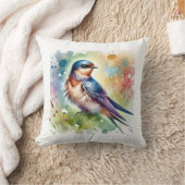 Common Swift Bird 180724AREF111 - Watercolor クッション (ブランケット)