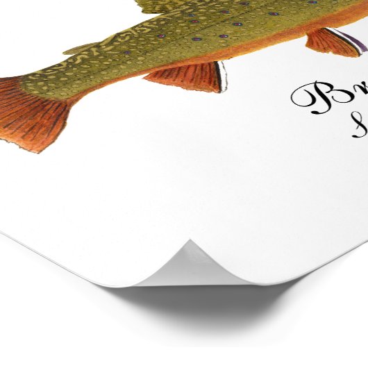 Common Trout Artポスター ポスター (角)