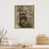 COMMON WASPS – 昆虫の本イラストレーション ポスター (キッチン)