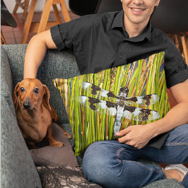 Common Whitetail Skimmer Dragonfly写真 アクセントクッション