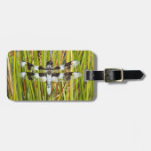 Common Whitetail Skimmer Dragonfly写真 ラゲッジタグ (正面横)