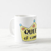 commsのマグの女王 コーヒーマグカップ (正面左)
