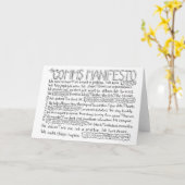 Commsの声明 カード (黄色い花)