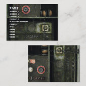 Commsの軍のヴィンテージの無線設備 名刺 (正面/裏面)