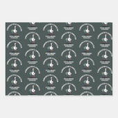 Communication Is Connection Speech Language Goose ラッピングペーパーシート (正面)