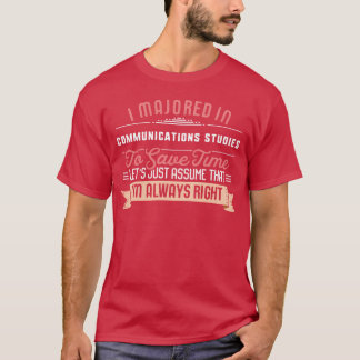 Communications Studies Major Studen Graduation boy Tシャツ