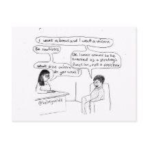 Communications Unicorn企業のはがき