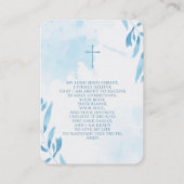 Communion Blue Waterカラー離れとクロス 名刺 (裏面)