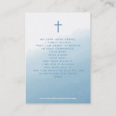 Communion Cross Blue Watercolor名刺 名刺 (裏面)