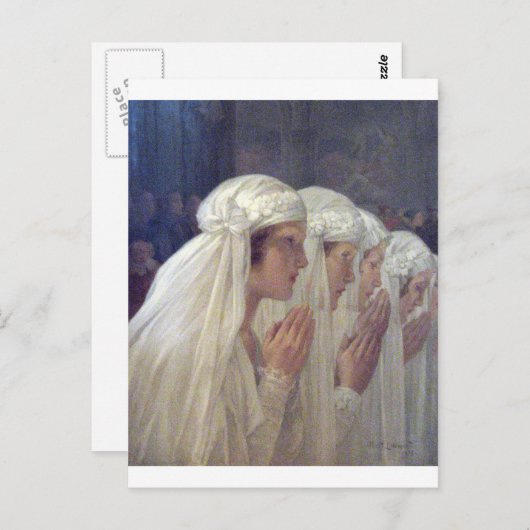 communion privat livemont ポストカード (正面/裏面)