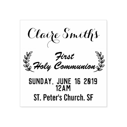 communion stamp ラバースタンプ (インプリント)