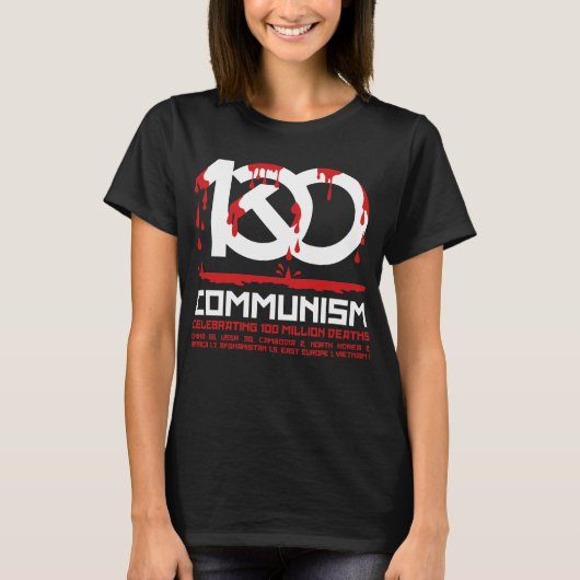 Communism, celebrating 100 million deaths tシャツ (正面)