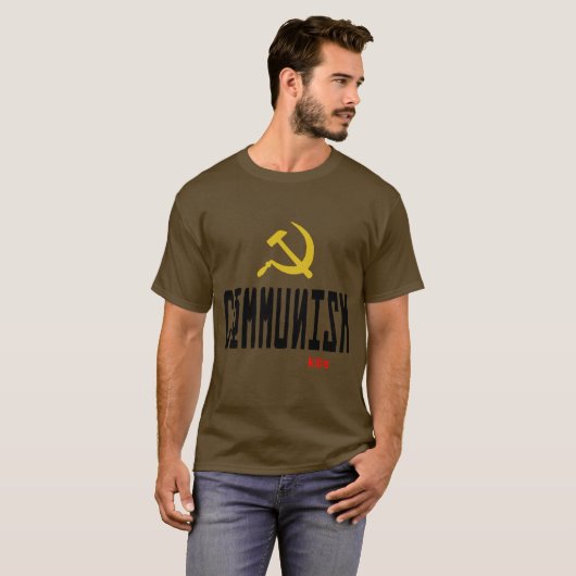Communism kills  tシャツ (正面フル)