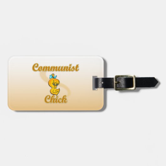 Communist Chick ラゲッジタグ (正面横)