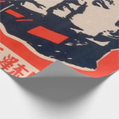 Communist Heads Propaganda Chairman Mao Stalin ラッピングペーパー (角)